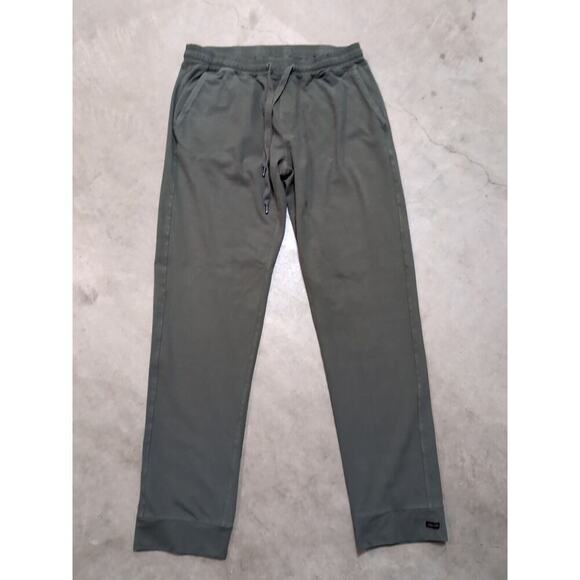 Good Man Brand Jetset Joggers Mens L Green Sweatpants - Picture 1 of 6